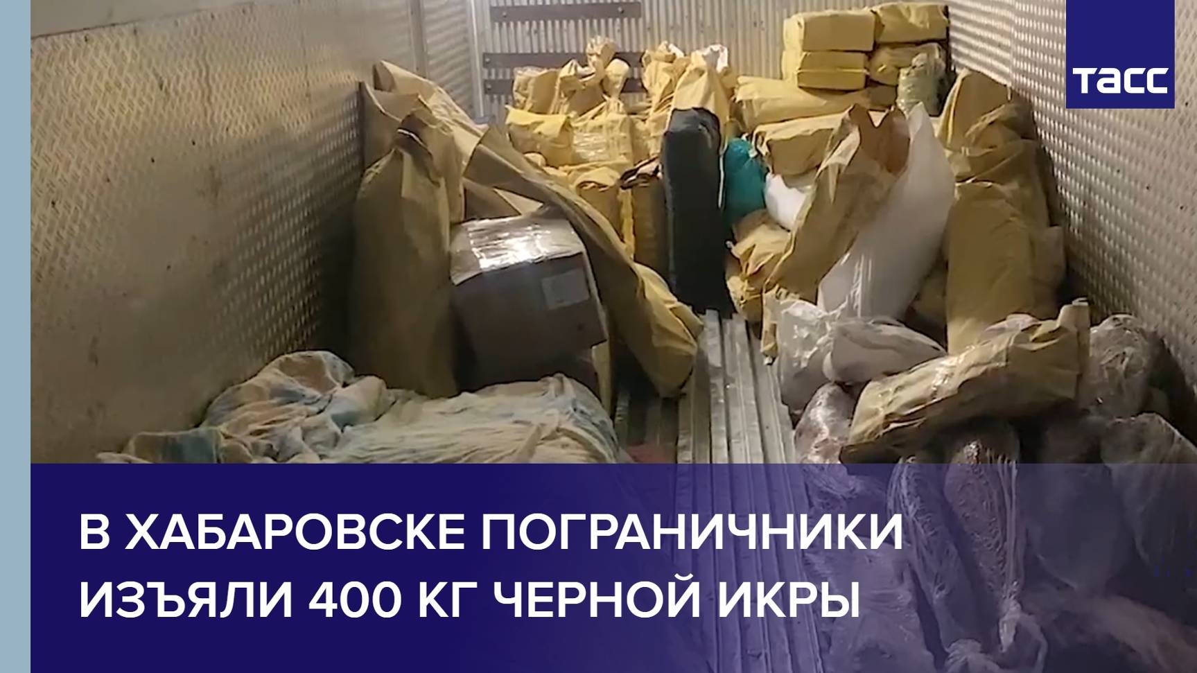 В Хабаровске пограничники изъяли 400 кг черной икры