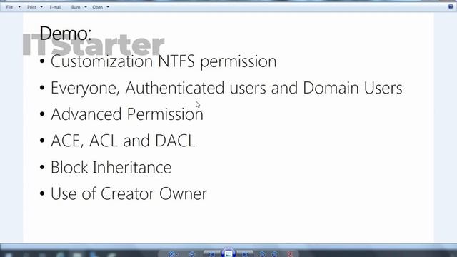 13. Setup NTFS Permission on Share Folder in Windows Server 2019