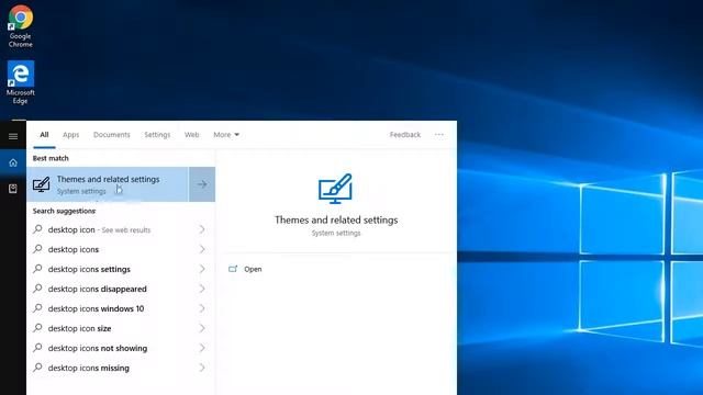 How to get Desktop icon in Windows 10