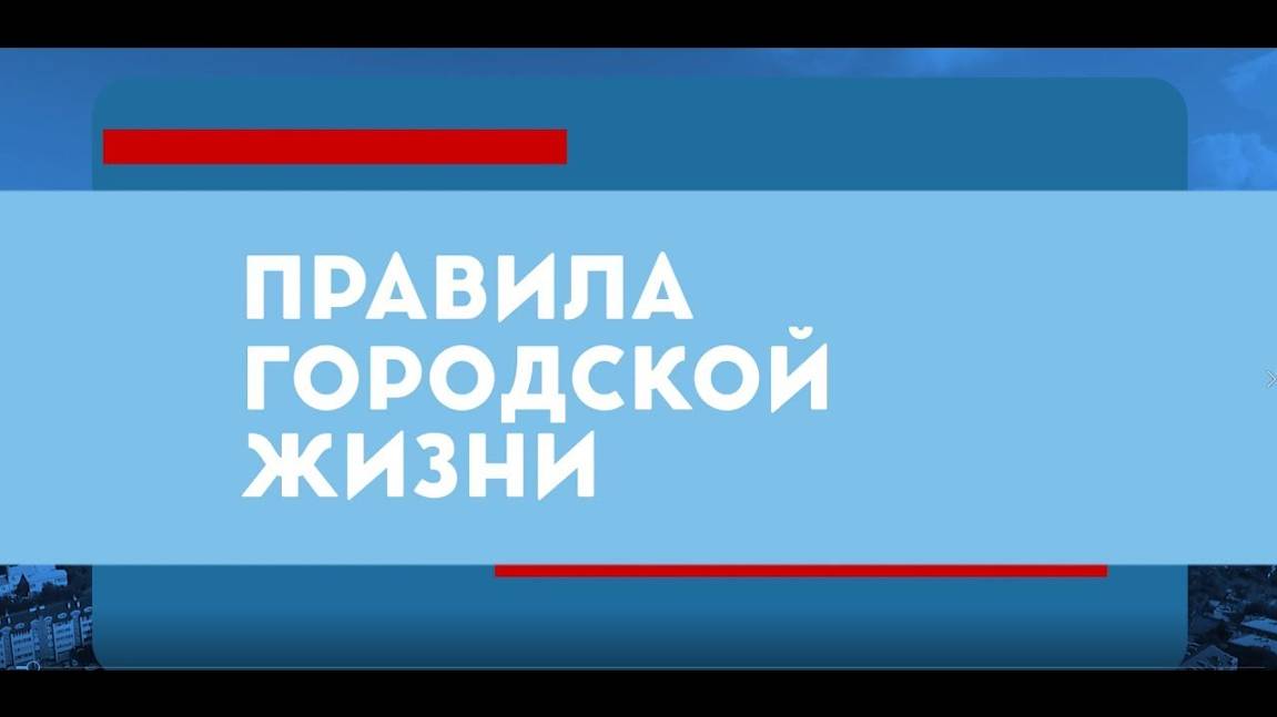 Правила городской жизни//Территория общественного самоуправления в районе "Полярный"