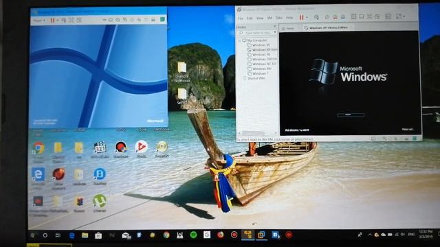 Boot comparison: VMware runs Windows XP vs XPVienna (test video)