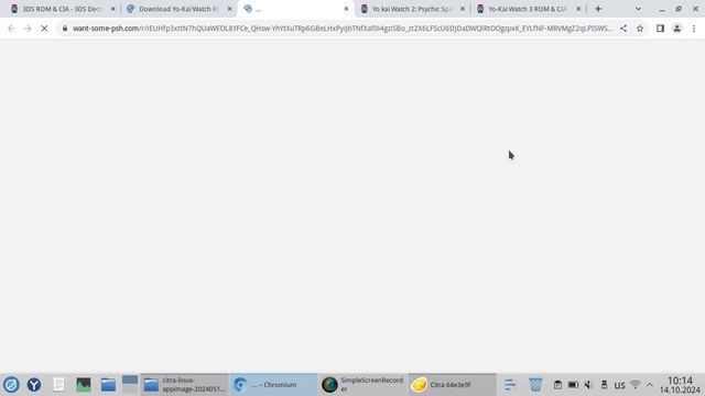 Играем в Yo-Kai Watch 1,2,3 на Citra (appimage) на Linux Rosa Fresh 12