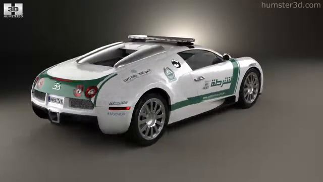 Bugatti Veyron Police Dubai 2015 3D model by 3DModels.org