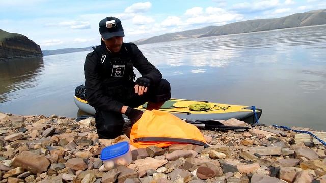 Водный поход по Красноярскому водохранилищу: экстремальная ночевка - заповедник, грязь, ветер...