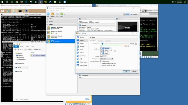 12.04. CloneZilla- Live Server - Deploy MS Windows Image using SSH- Server