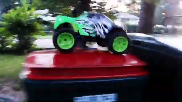 Monster Truck 7  Exceed RC 110 4WD Electric Brushless RC Truck,Funny