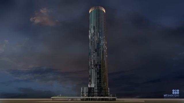 Медиафасад Iset Tower (concept Meda Facade MT Electro)