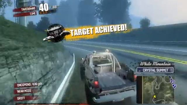 Hunter Takedown 4x4 Road Rage Gameplay (76/40 Takedowns) | Burnout Paradise