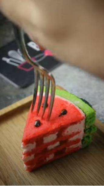 Арбузный торт🍉РЕЦЕПТ от @bakerstore_russia🍉Watermelon Cake Recipe