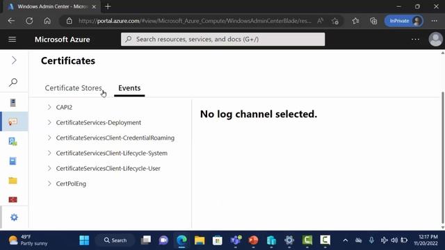 Azure ARC   Servers   Windows Admin Center