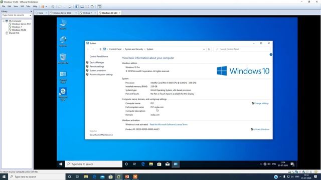 How to Join Client to a Domain in Windows Server 2012 | Join to a Domain client & login domain user