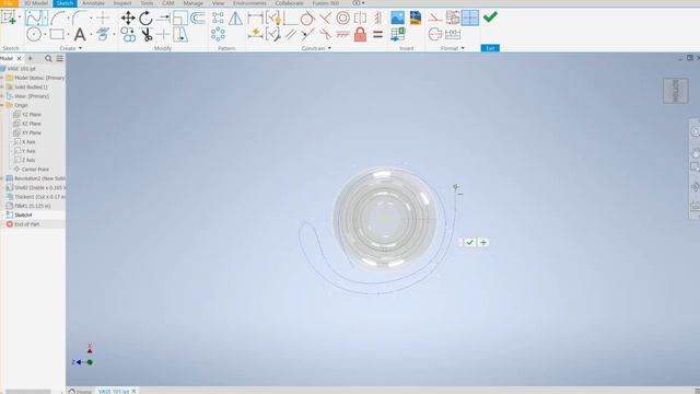 INVENTOR TUTORIAL FOR VASE BY EGE