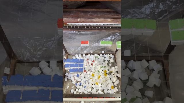 Satisfying styrofoam cutting experiment video