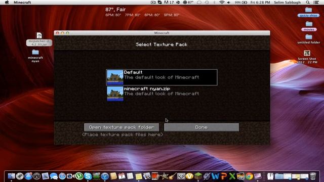 How to get Nyan Cat in minecraft 1.3.2 on mac!!!