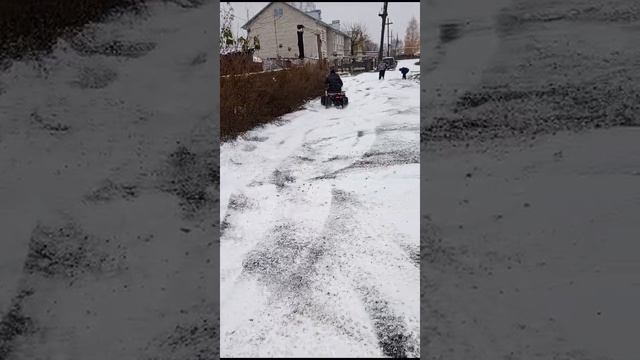 первый снег
