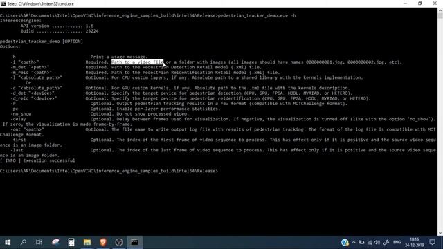 3. Pedestrian Tracker Demo | Intel OpenVino | Windows | C++