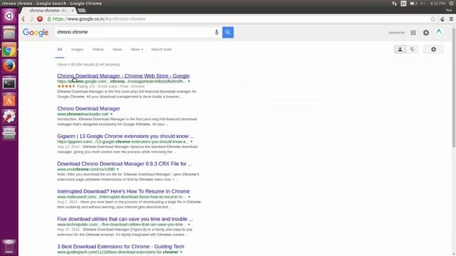 Chrono Download Manager for Free on any OS ( Ubuntu, CentOS, Windows)  on Google Chrome