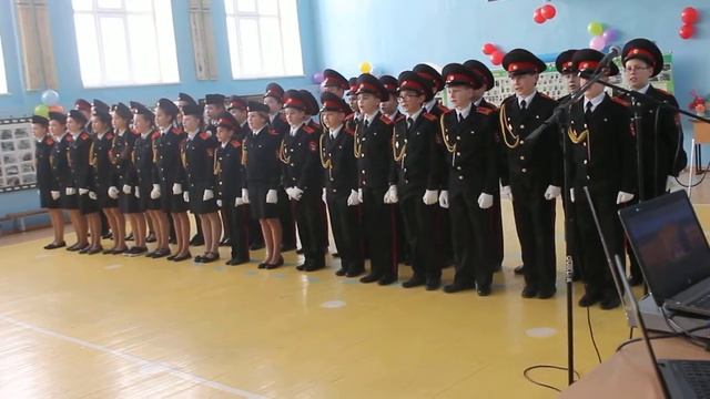 СЛУЖИТЬ РОССИИ в исполнении хора кадетов Булгаковского лицея.