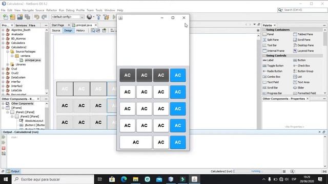 1   Calculadora Básica en Java con Netbeans - Diseño