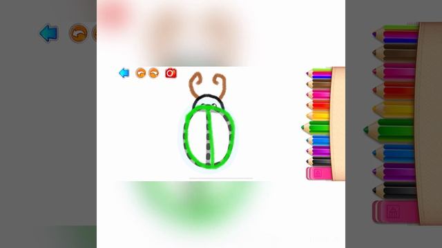 Рисуем жука(We draw a beetle)