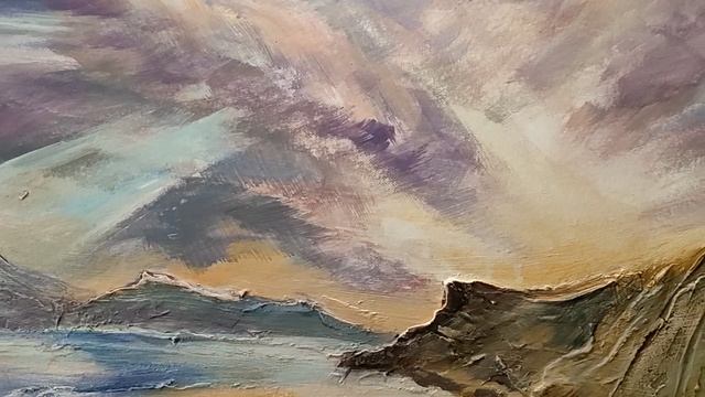 Любимая бухта Орджо
Авторская фактурная моя картина