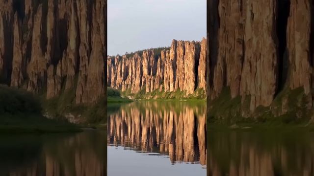 Синские столбы - река Лена, Россия.