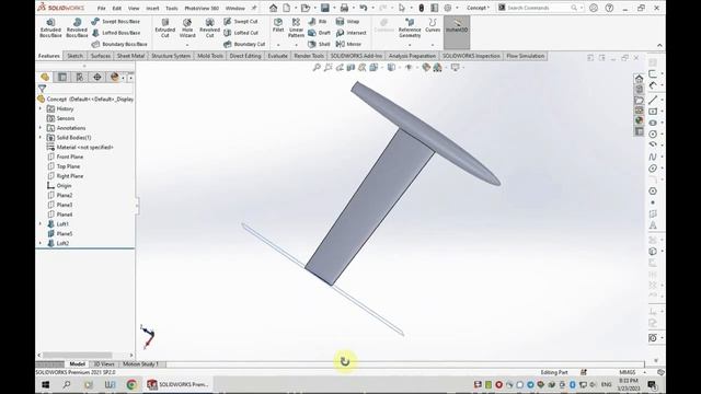 #1 Моделирования дрона SolidWorks (часть 1)