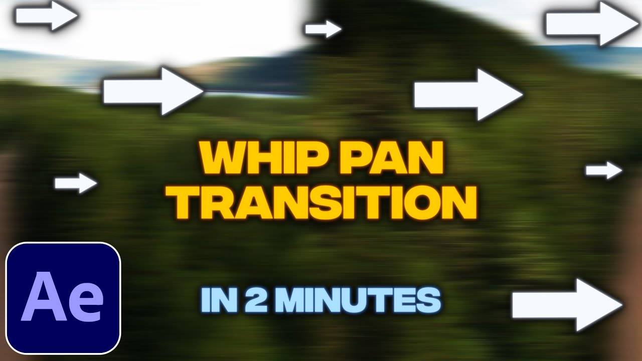 Seamless Whip Pan Transition Tutorial _ After Effects 2024