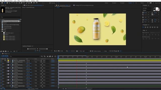 Реклама продуктов с анимационной графикой _ Руководство по After Effects