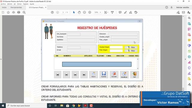 Capítulo 10 - EXAMEN PRÁCTICO DE VISUAL FOXPRO | VICTOR RAMOS