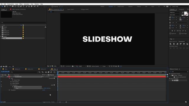 3D Picture Gallery Slideshow in After Effects - After Effects Tutorial