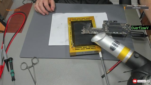Стрим. MacBook Pro A1708 отвал USB устройств
