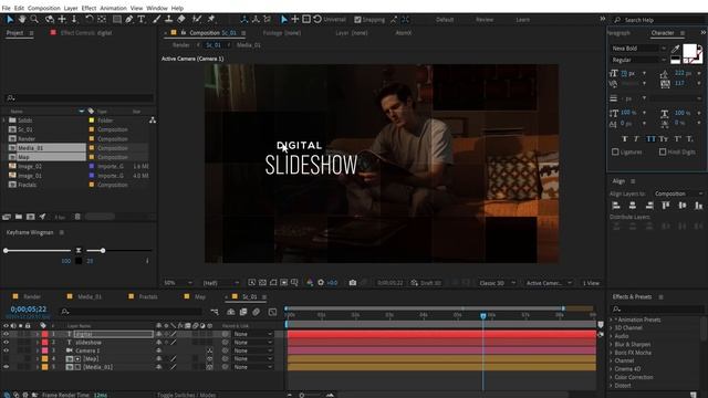 Учебное пособие по After Effects_ Цифровое слайд-шоу