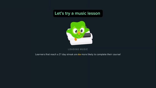 Using and playing Duolingo music!