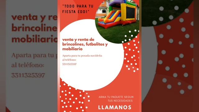 BRINCOLINES TODO PARA TU FIESTA EDDI