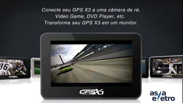 Navegador GPS TV Digital 4.3 AsiaEletro