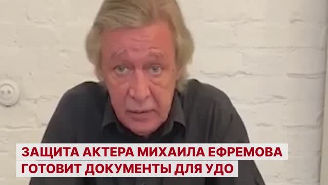 Защита актера Михаила Ефремова готовит документы для УДО