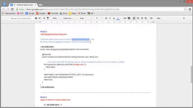 Android Studio webview   Mostrar pagina web HTML5, PHP, ETC dentro de aplicacion Android APK