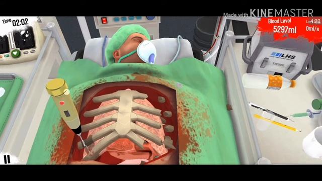 Surgeon simulator android  (game buka isi perut orang)😂