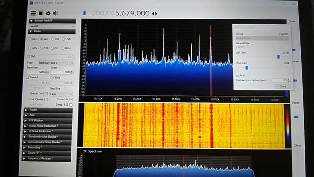 Pipo X10 - HackRF & SDR Sharp