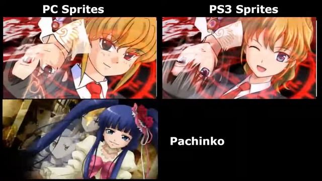 Umineko no Naku Koro ni PC OP | PS3 - PC sprites - Pachinko Comparison