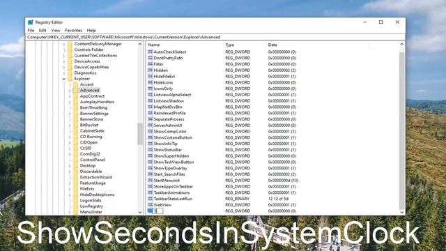 How to Show Seconds in Taskbar Clock in Windows 10 [Tutorial]