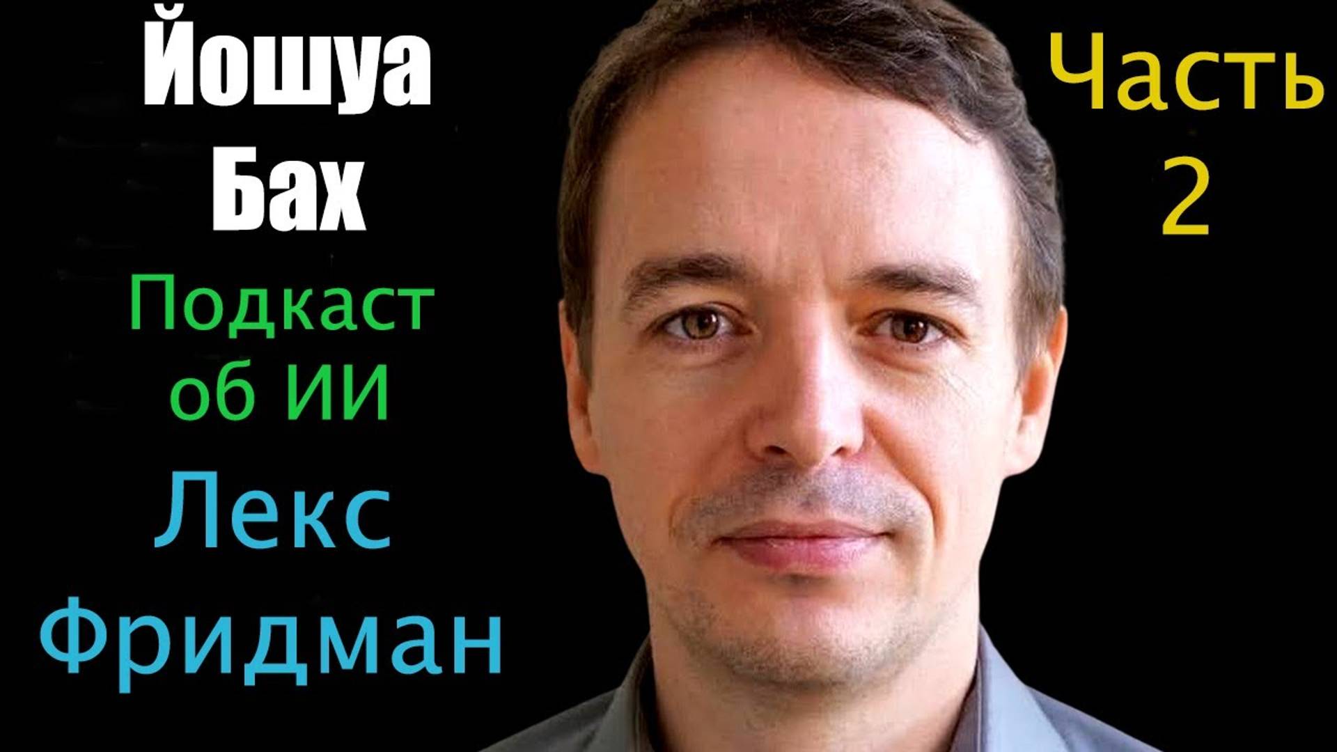 Подкаст об ИИ и не только. Лекс Фридман - Йошуа Бах. Часть 2