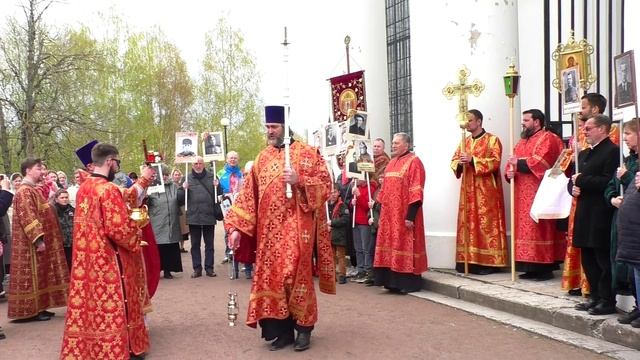 Христос Воскресе!Пасхальный крестный ход 07.05.2023 в Софийском соборе Царского села .