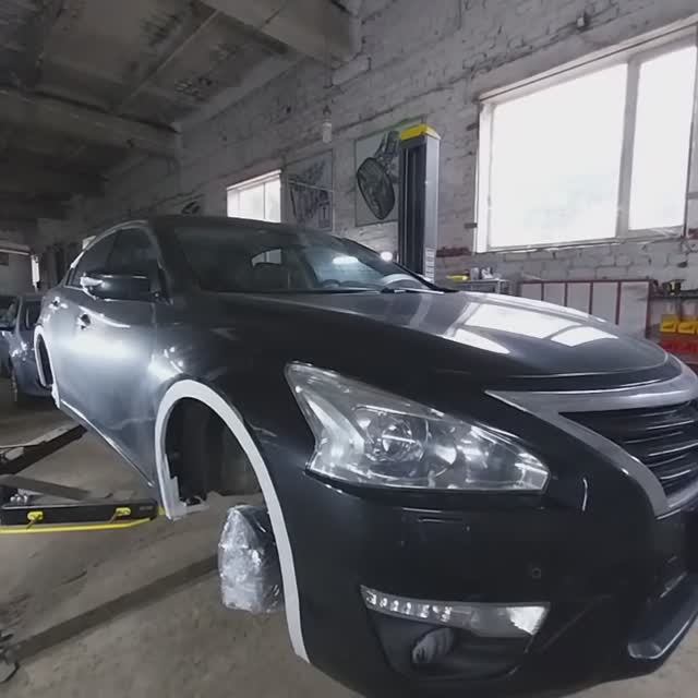 Nissan Teana J33 антикоррозийная обработка. mp4