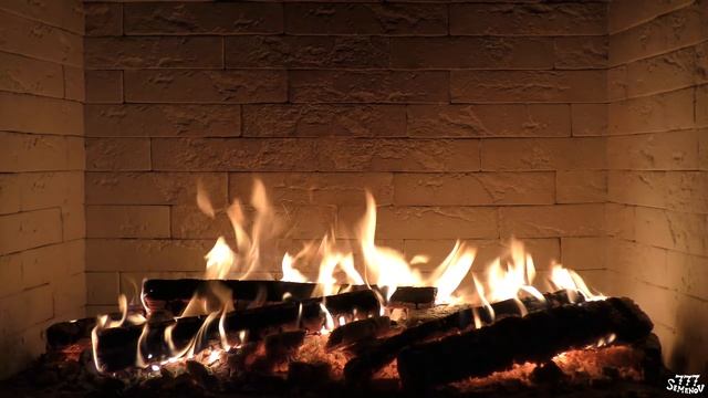 🔥 The Best Crackling Fireplace 4K  Burning Logs  Fire Sounds  Камин 4K  Звуки о