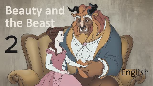 Учим Английский BEAUTY AND THE BEAST Урок 2. Рассказ на английском с переводом и объяснениями