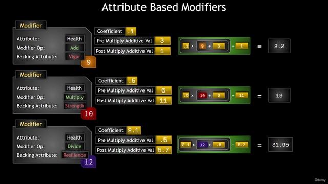 05. Modifier Coefficients