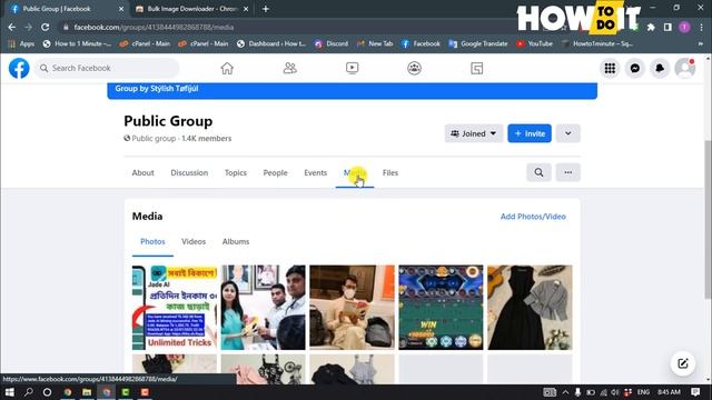 How to download all photos from Facebook group 2024 | Skill Wave