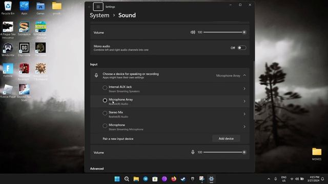 Fix for not working microphone in the headset, Jbl Quantum 100, Windows 11 and others